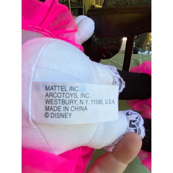 Minnie Mouse Stuffed Plush Doll Toy Mattel Mickey's "Stuff for Kids" 13 inch NOS - Picture 15 of 16